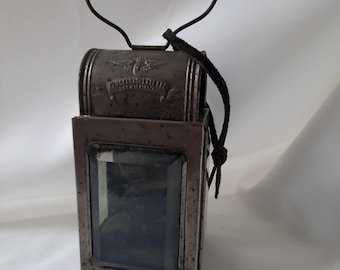 Old carbide lamp railway lamp signal lamp German Reichsbahn lantern 1920s