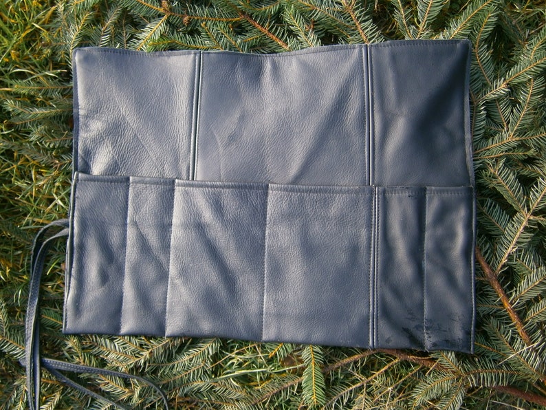 Leather Tool Roll Tool Storage for Car Home Travel Storage Etsy