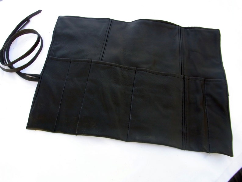 Leather Tool Roll Tool Storage for Car Home Travel Storage Etsy