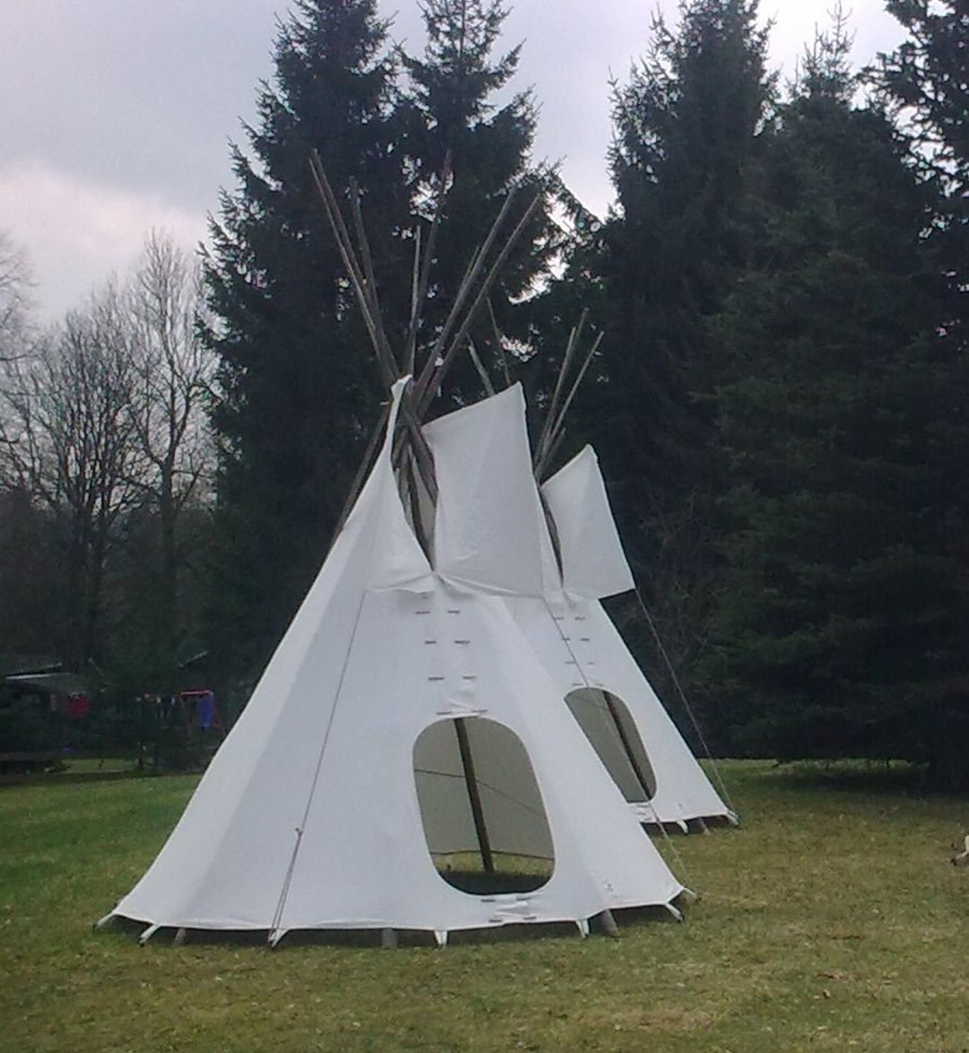 Tipi, Teepee, Full Size M Diameter Native American Tent, for Outdoor  Glamping Camping