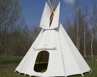 Tipi, Teepee,  size 5 m ( 16,4 ft ) diameter Native American Tent, for Outdoor Glamping Camping