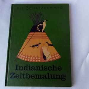 Book Indian Tent Painting by Helmut Petersen Prisma Verlag Leipzig 1990