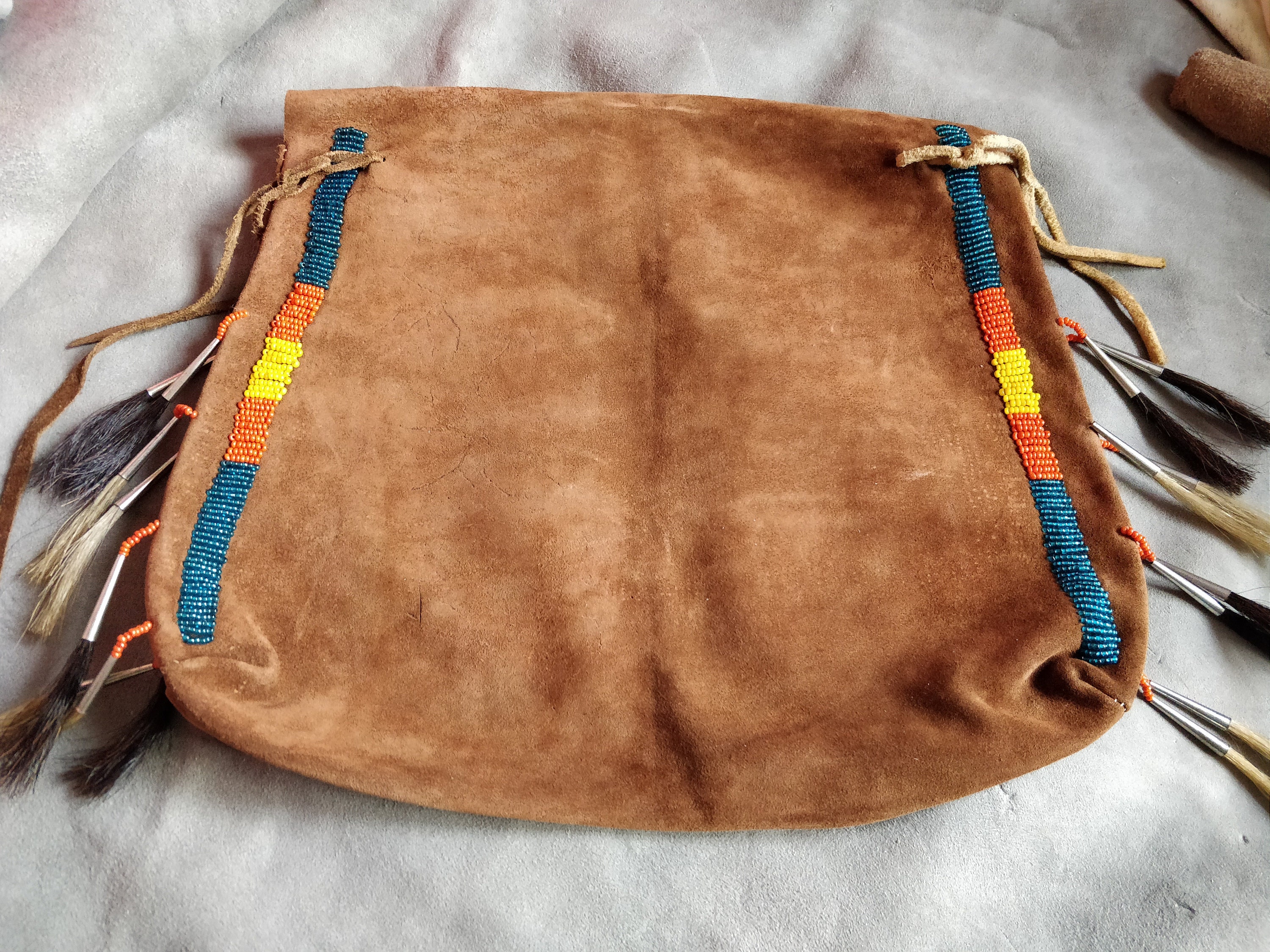 Tipi Bags, Vintage Ca 1970s, Native American Style Tipi Interior 