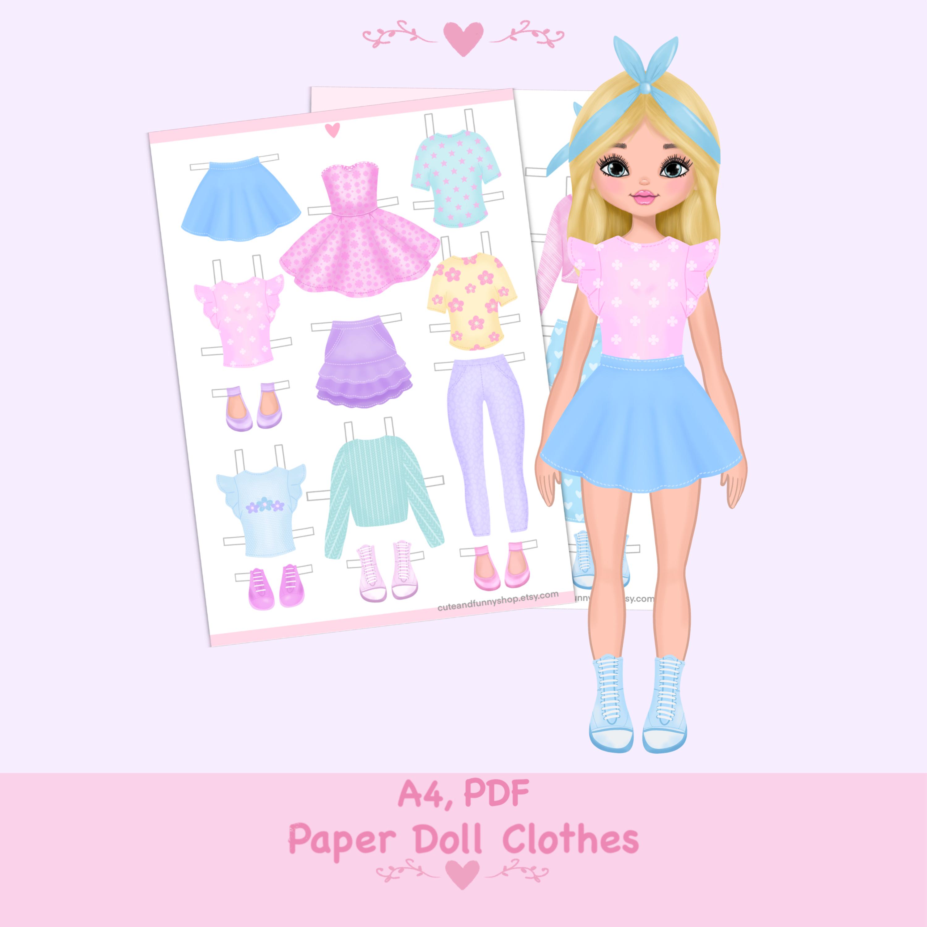 Printable Paper Doll With Clothes Fashion Girl DIY PDF Dress Up printable-paper-doll-with-clothes-fashion-girl-diy-pdf-dress-up