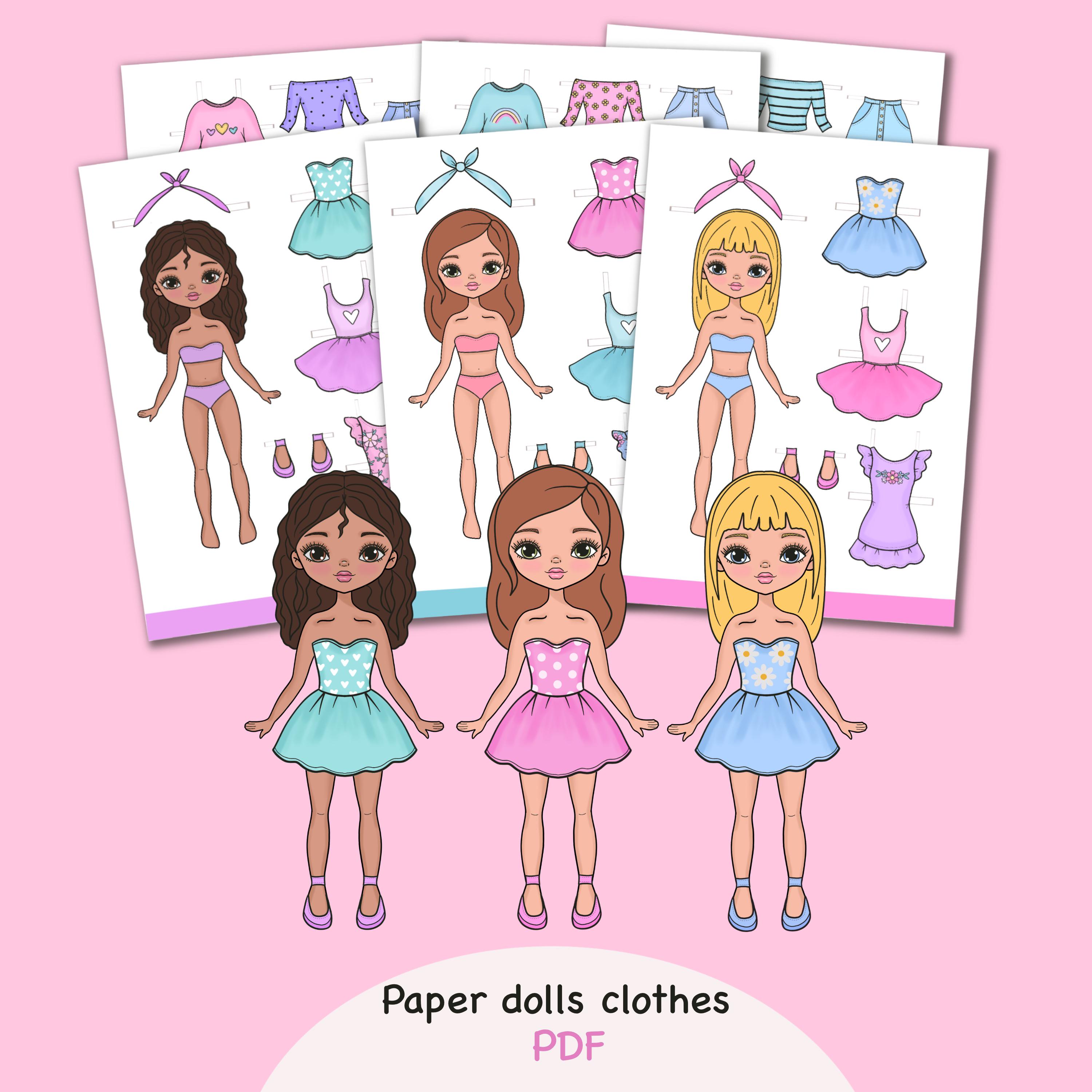 Kawaii paper doll Italia