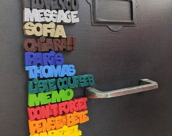 Magnet fridge - personalized thanks to 3D printing