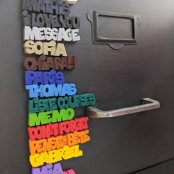 Magnet Kühlschrank - personalisiert dank 3D-Druck