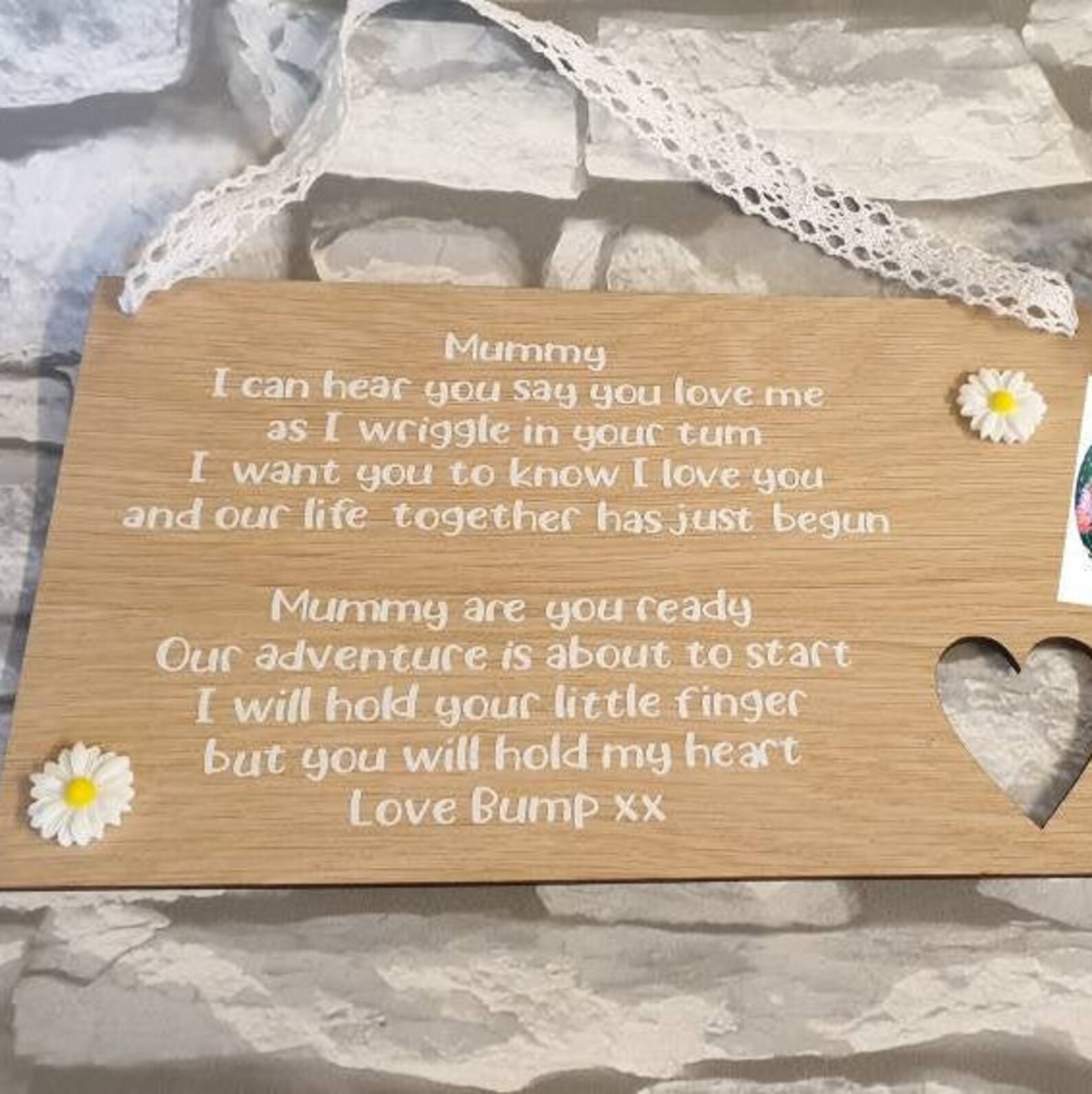 From The Bump Gift Mummy To Be Poem Bump to Mummy Baby Etsy