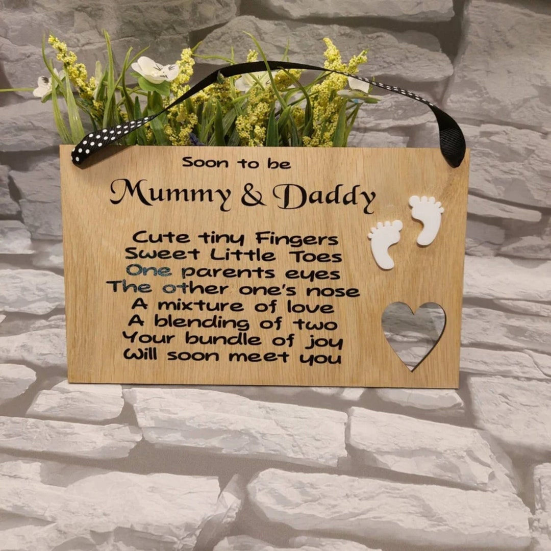 Mummy to Be Gift | Poem Print | Gift From Bump | Mothers Day Gift From ...