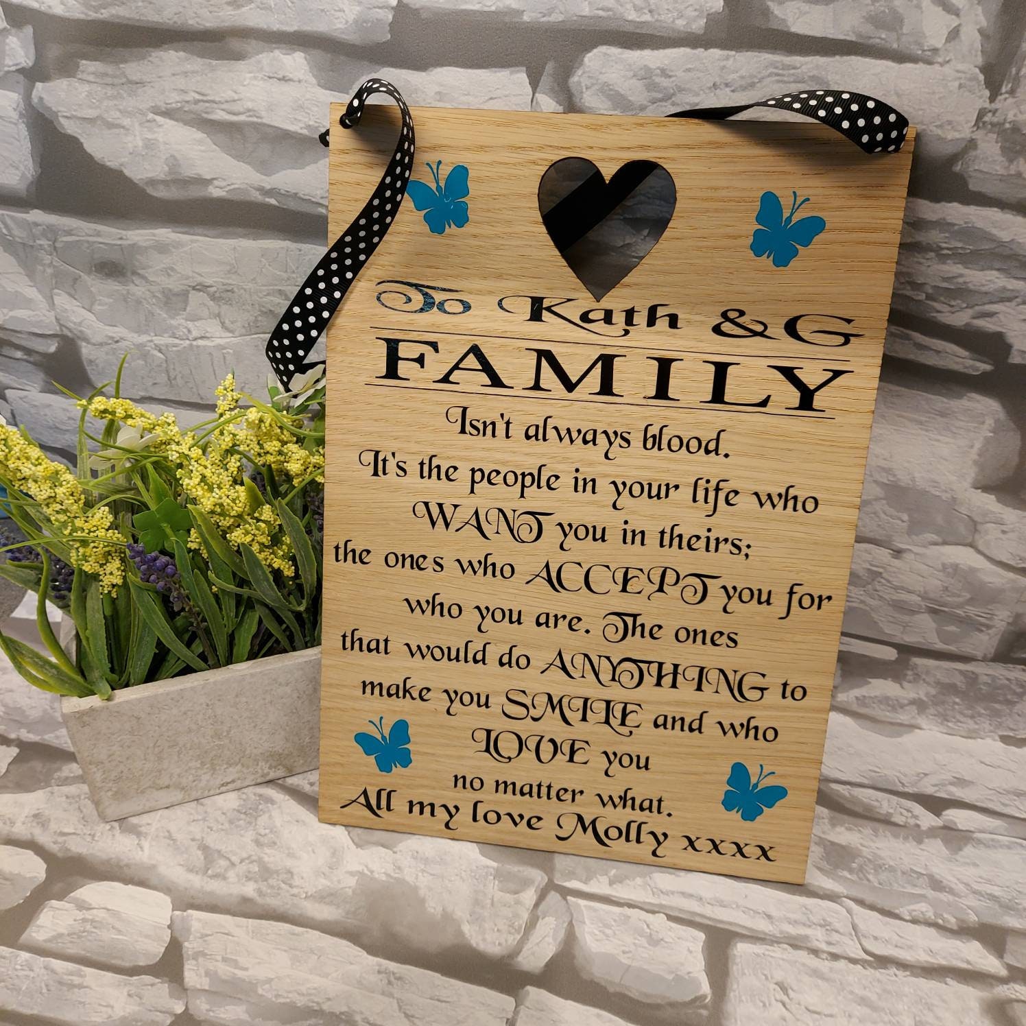 Adoption Gift Blended Family Gift Birthday Gift For Step Etsy