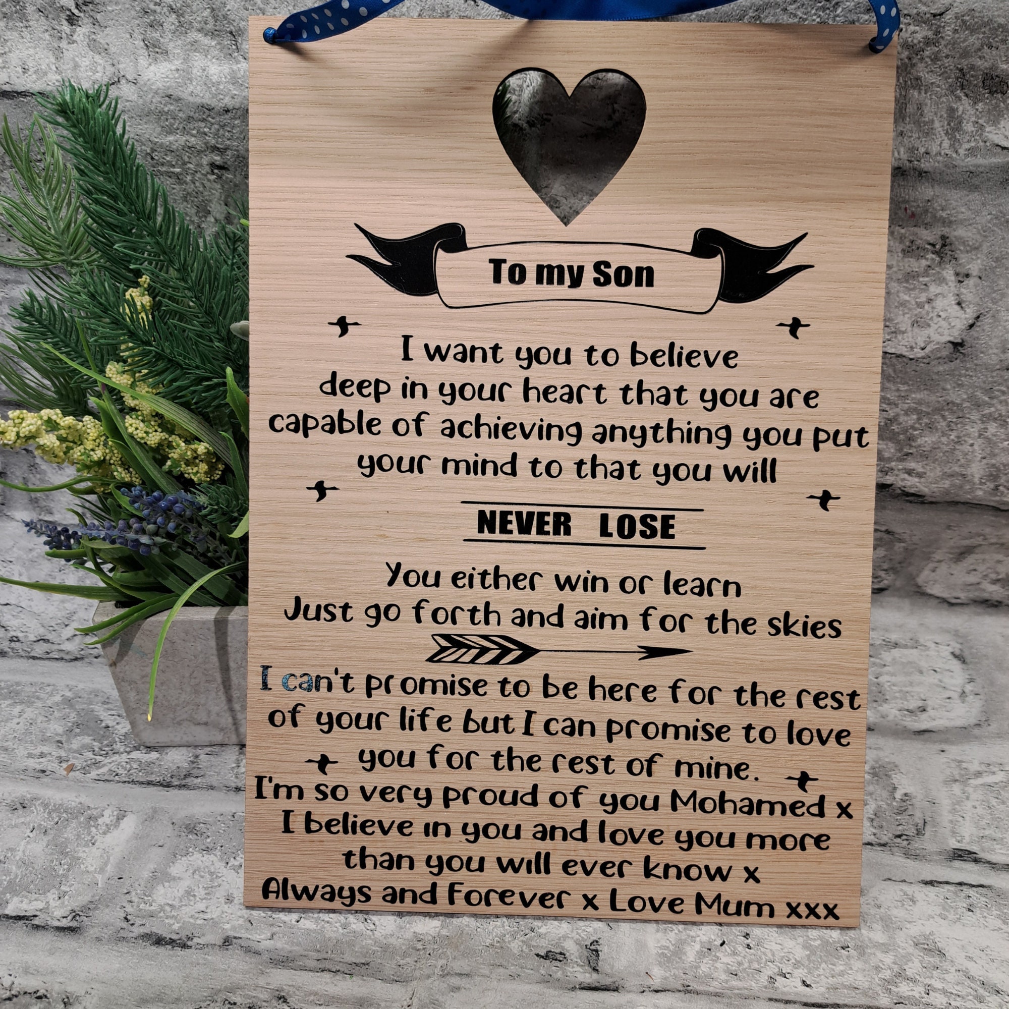 Son and dad signs - Etsy Österreich