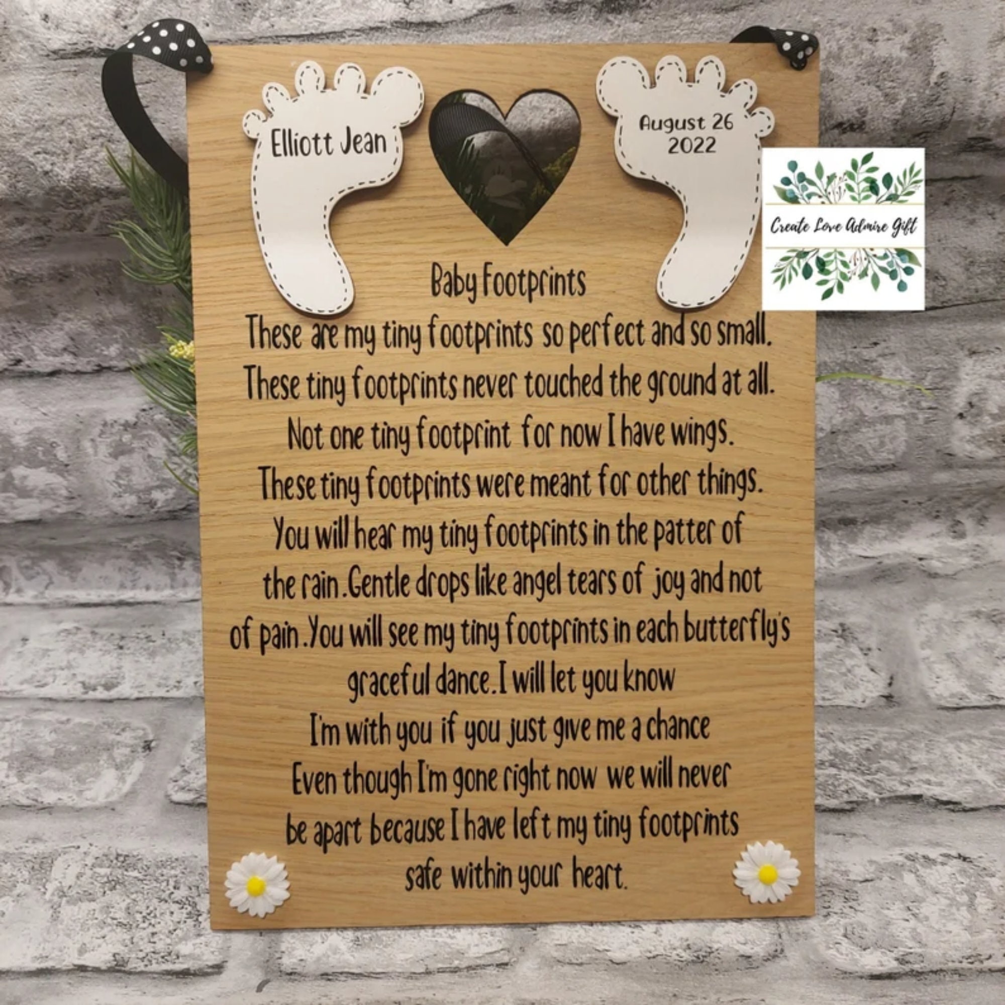 Personalised Baby Memorial Gift Miscarriage Keepsake Loss of Etsy UK