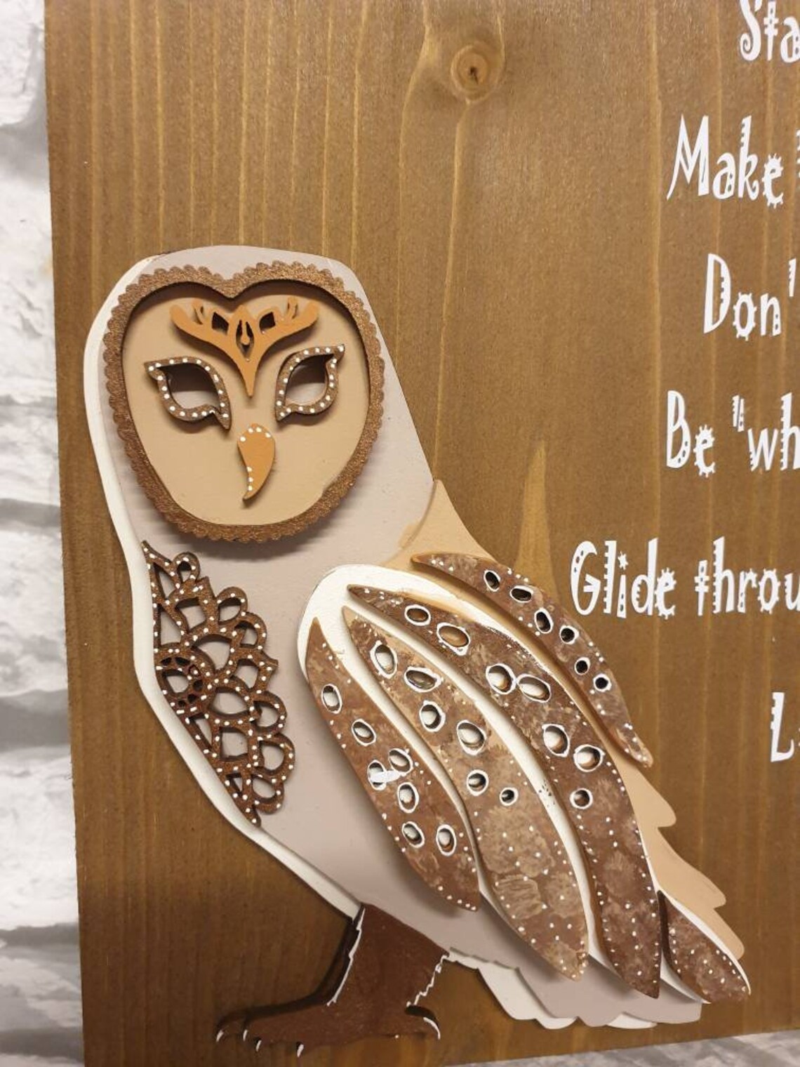 Owl Gift Personalised Gift Nature Gifts Owl Ornament Etsy