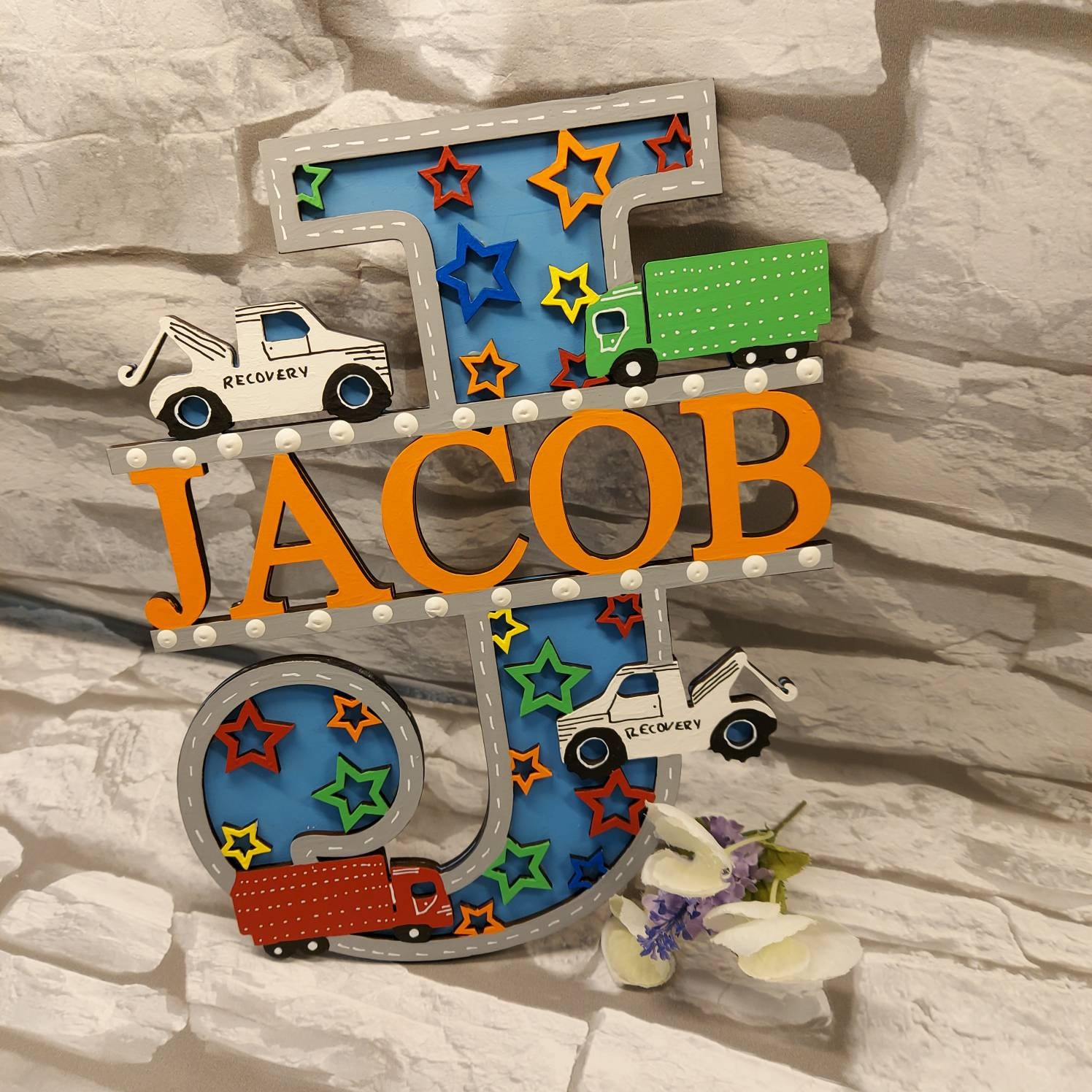 Señal de la puerta del vehículo de transporte decoración | Etsy