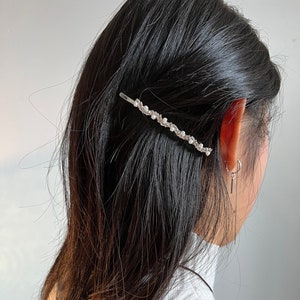 Elegant Pearl Bobby Pin, Hair Accessories, Bridal Hair Pin, Bridal Barrette, Bridal Bobby Pin,Bridal Barrette,Bridal Hair Jewel