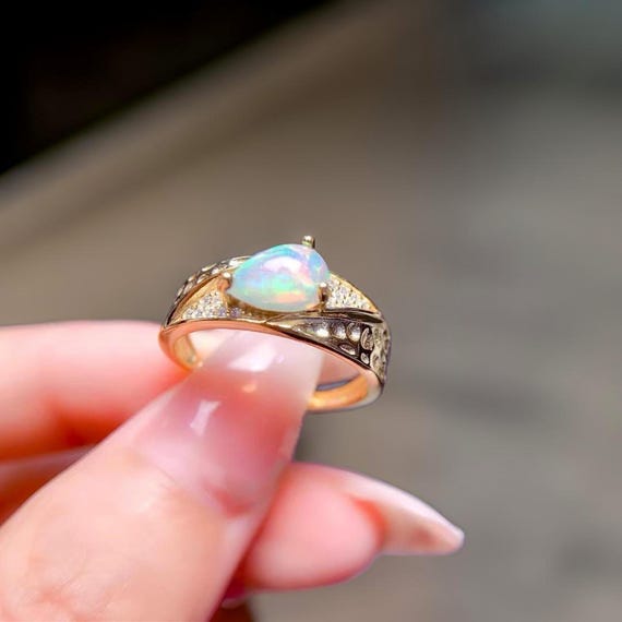 Opal statement ring discount