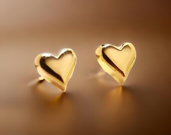 アクセサリー STUDIO SEVEN Caution Heart Earring Gold アクセサリー STUDIO SEVEN Caution Heart Earring Gold 14K