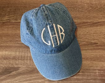 Monogrammed Cap // Embroidered Baseball Cap