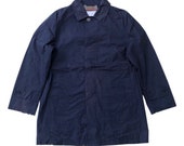 Mackintosh Philosophy Cotton Trench Coat Mackintosh Deisgner Plaid Lining Trench Coat Size M