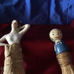 Antique Whisk Brooms - Broom Clothes Brushes
