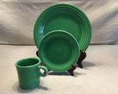 Rare Medium Green Vintage Fiesta Ware