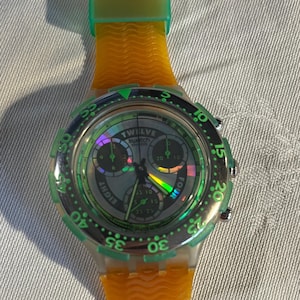 Orologio Swatch Sirena Chrono vintage del 1994 - Nuovo nella scatola