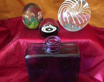 Glass Items - Paperweights - An Old Bottle