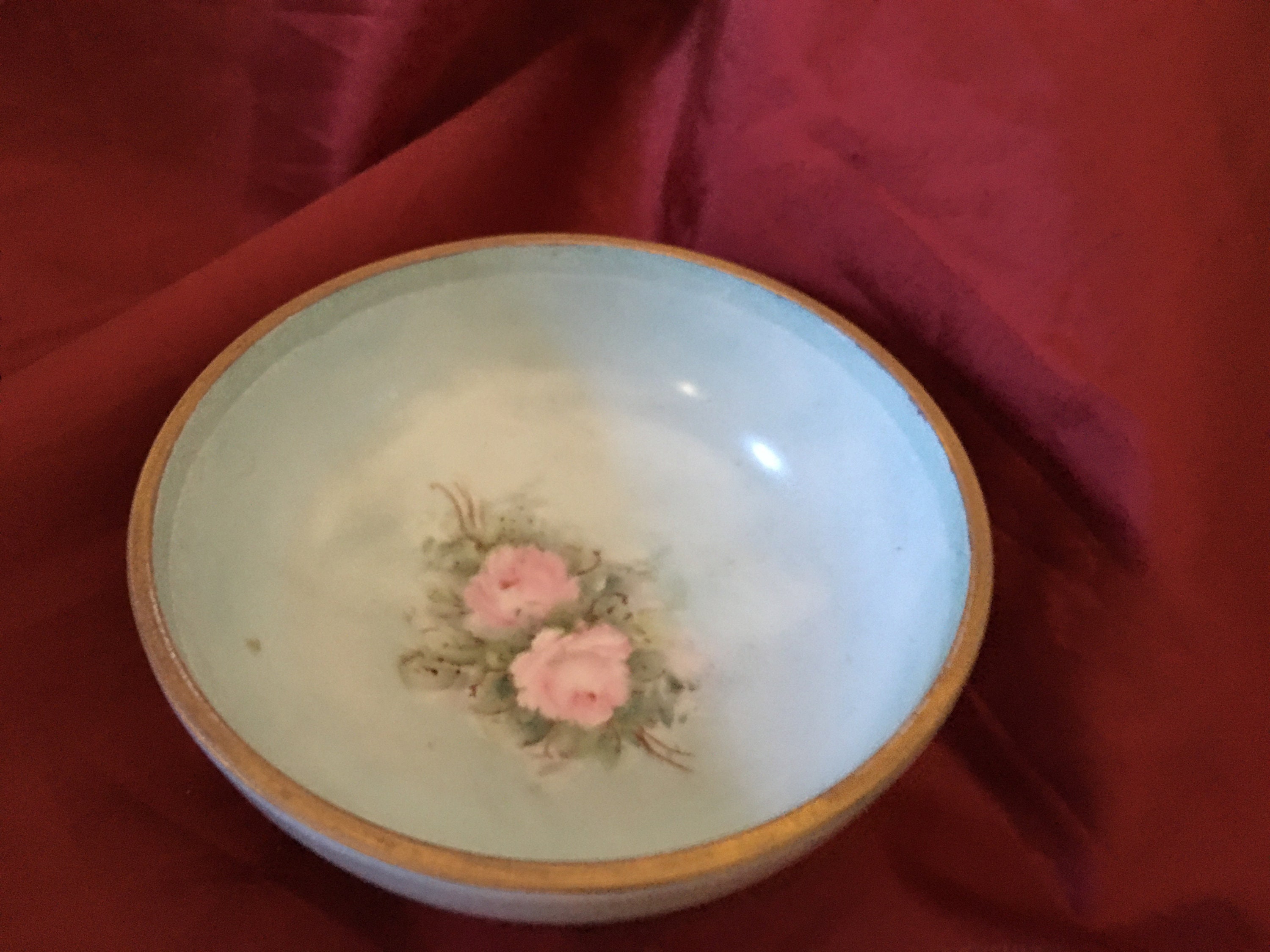 3 Footed Limoges Bowl T&V Limoges Etsy