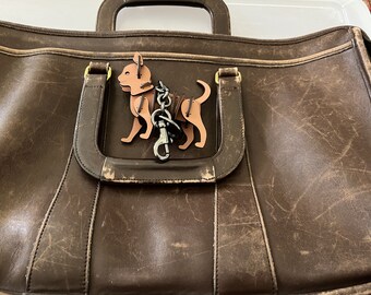 Vintage Coach Duffle Sac Key Fob - Etsy