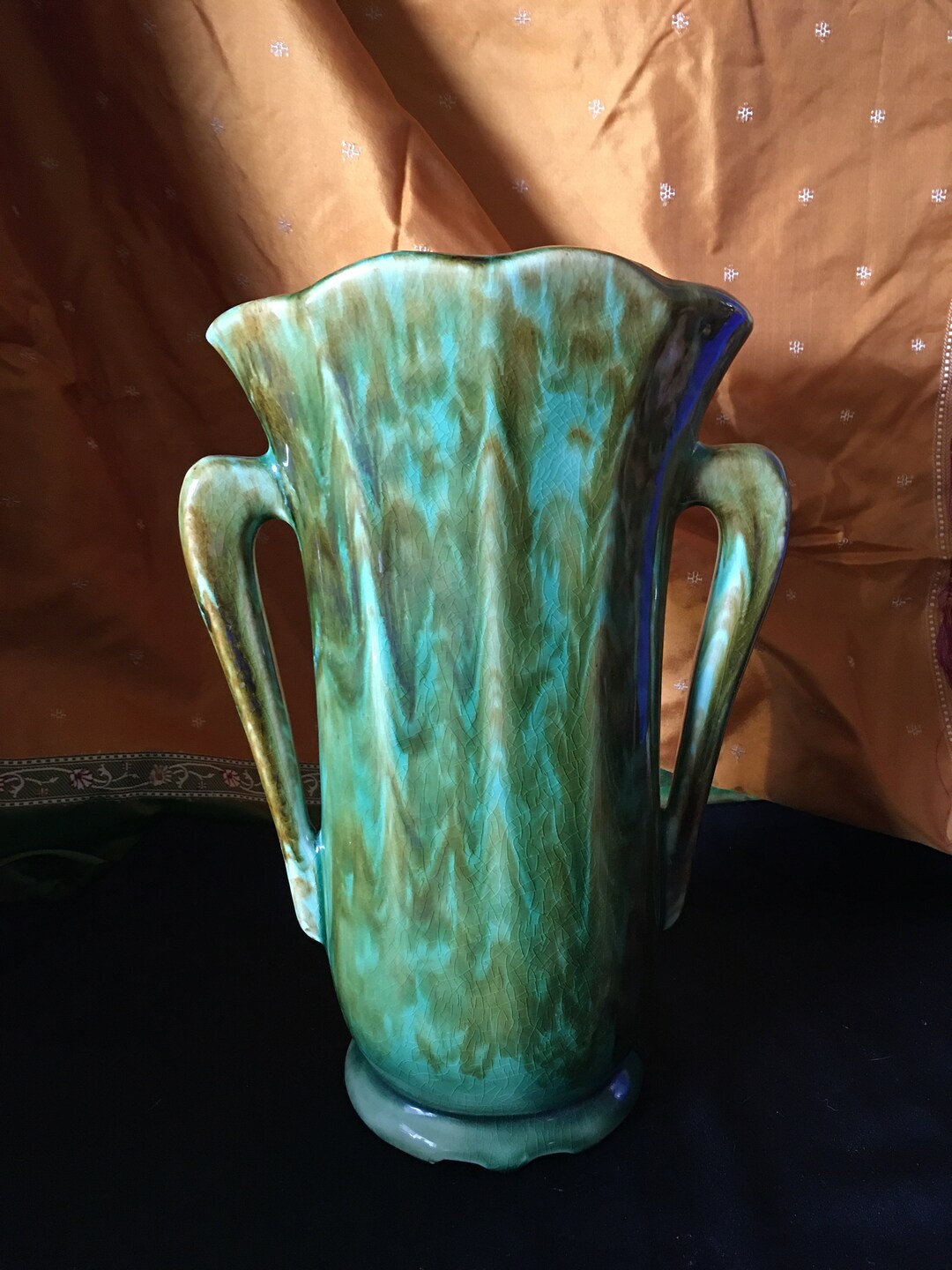 ヴィンテージアメリカンビスクフラワーベース - Etsy 日本