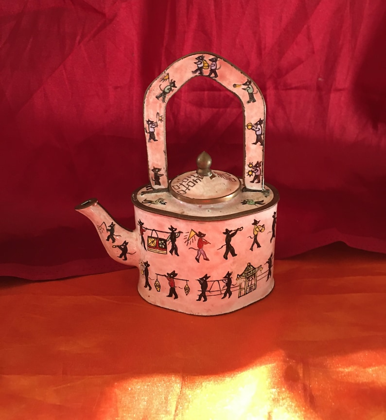 Kelvin Chen Miniature Teapots Enamelled Miniteapots Etsy