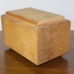 Wooden Storage Box - Hand Made?  Wood Box with Fitted Lid