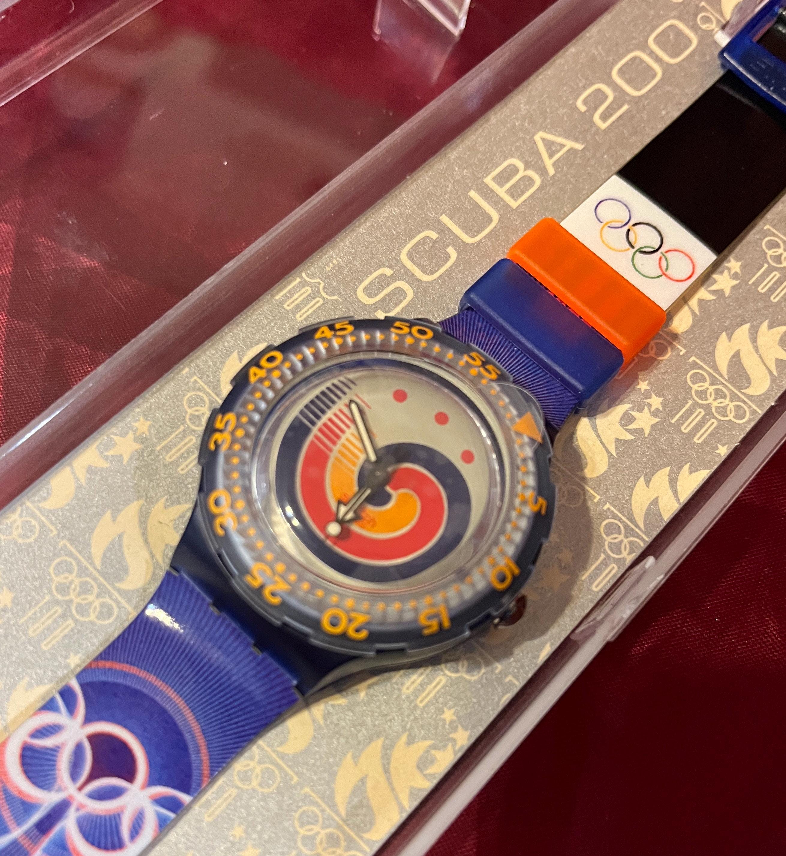 Swatch Watch - Seoul 1988 Olympic - 1994 Model SDZ108 Scuba 200m 