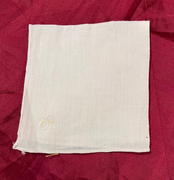 Linen Hankies - Antique Linen - Unbleached Linen … - image 6