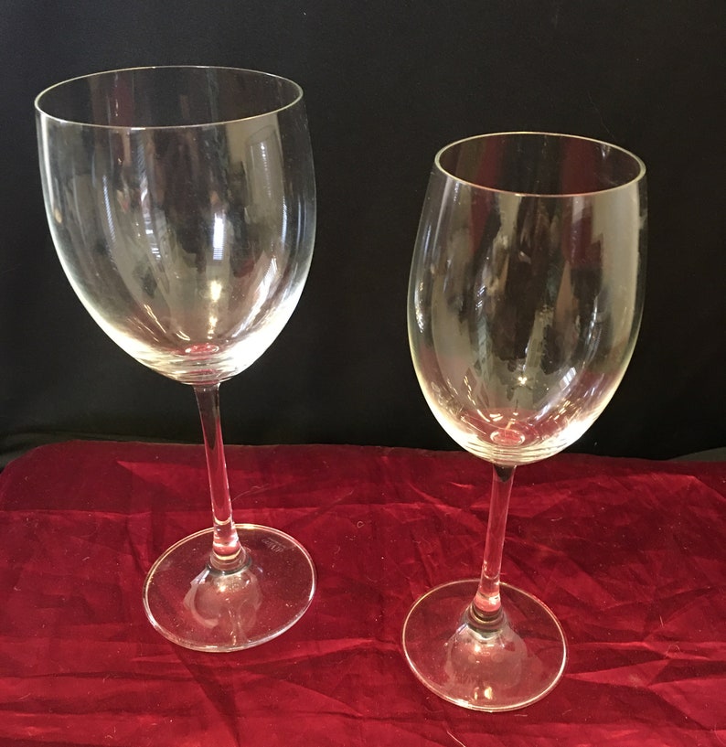 Fine Crystal Wine and Water Glasses DiVino by Rosenthal Vintage Holiday Glasses image 2
