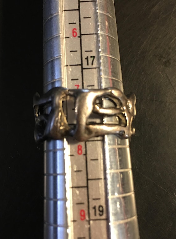 Artisan Made Sterling Silver Ring - image 5