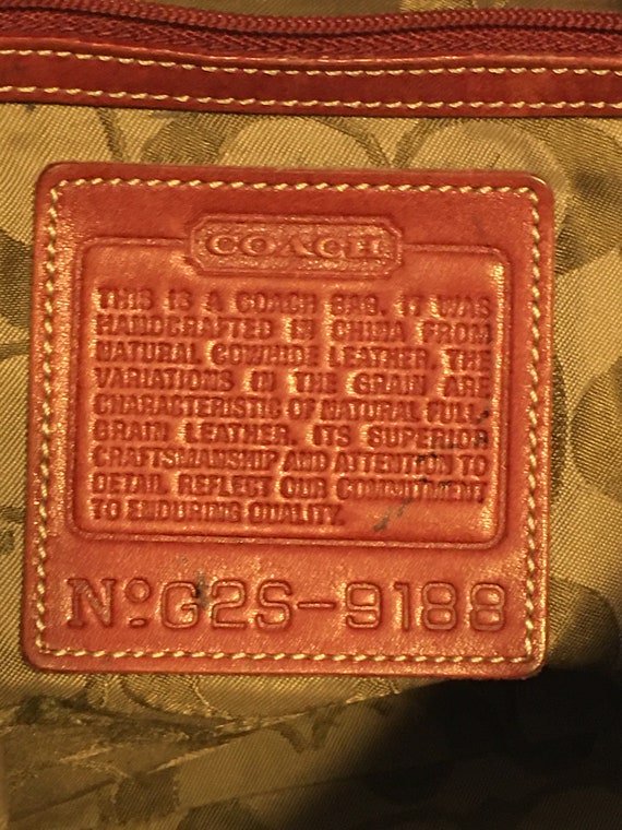 Vintage Coach - Coach Belt - Small Pouch - image 8