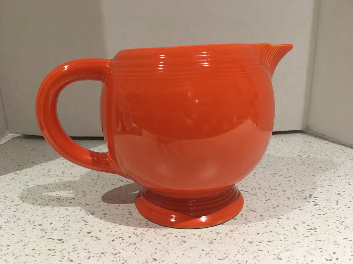 Fiesta Ware Pitchers Vintage Original Colors Etsy