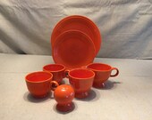 Vintage Fiesta Ware Original Red