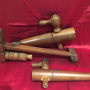 Antique Barrel Taps - Wooden Taps