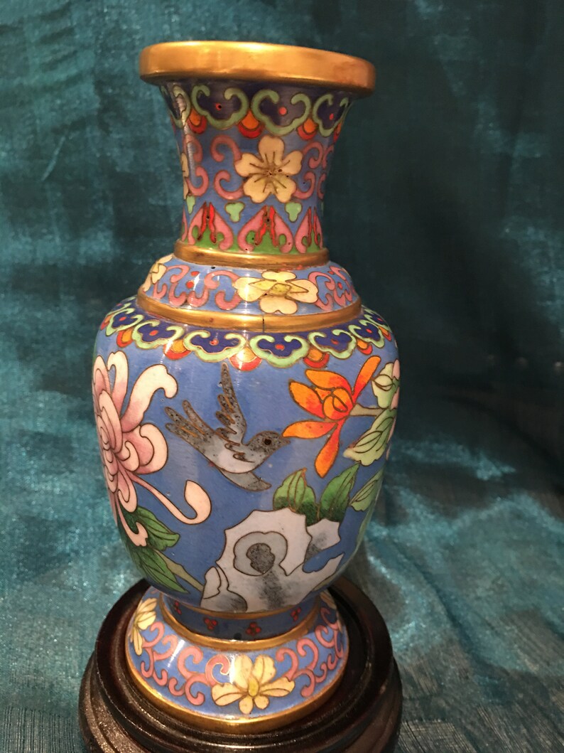 6 Cloisonne Vase Jingfa Vase Etsy