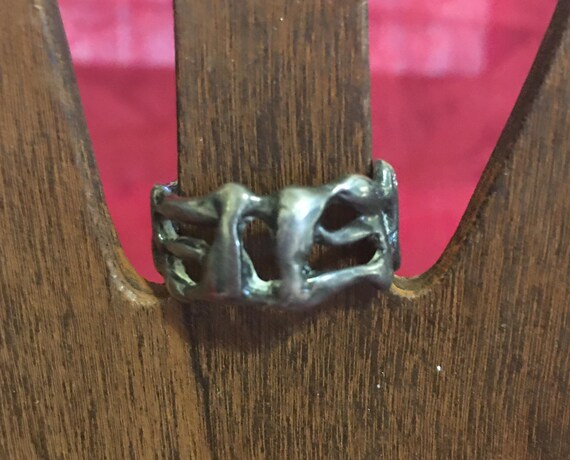Artisan Made Sterling Silver Ring - image 6