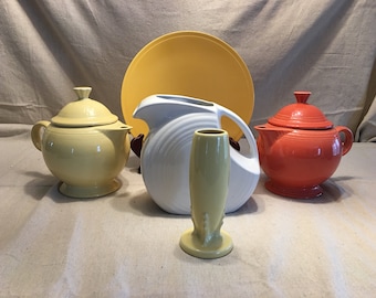 Fiesta Ware Bits and Bobs Different Eras