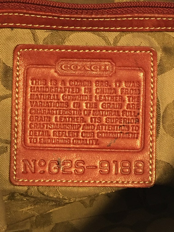 Vintage Coach - Coach Belt - Small Pouch - image 9