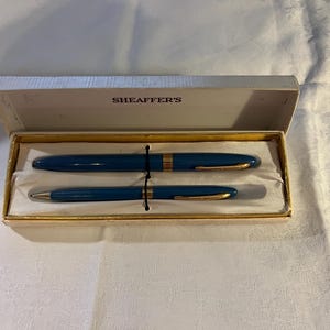 Sheaffer Admiral Snorkel Pen and Pencil Set in Original Box