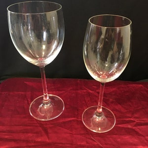 Fine Crystal Wine and Water Glasses DiVino by Rosenthal Vintage Holiday Glasses image 1