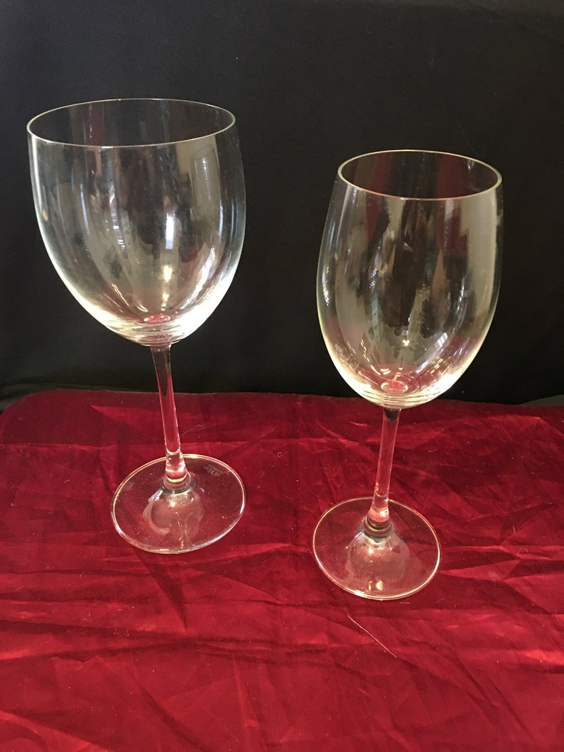 Fine Crystal Wine and Water Glasses DiVino by Rosenthal Vintage Holiday Glasses image 1