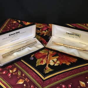 Anson Pens - Vintage Writing Instruments - Gold Plated Pens