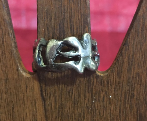 Artisan Made Sterling Silver Ring - image 3