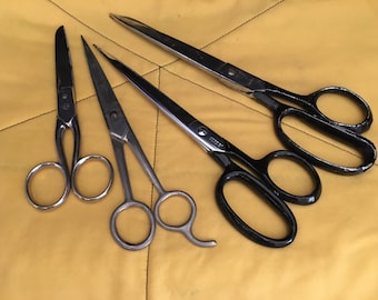 Vintage Scissors - Different Sized Scissors - All in Good Condition